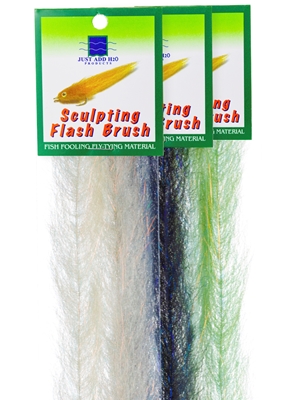 Just Add H2O Sculpting Flash Fiber Brushes 2" Blane Chocklett's Fly Tying Materials at Mad River Outfitters